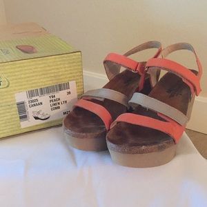 NAOT wedge sandal woman size 39